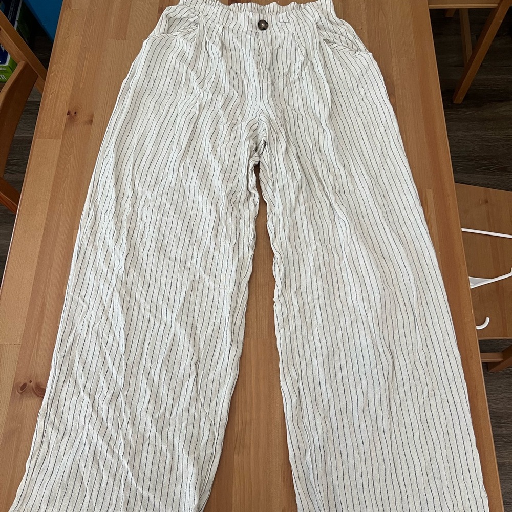Pinstripe Flowy Pants